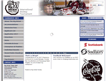 Tablet Screenshot of bignickelhockey.com